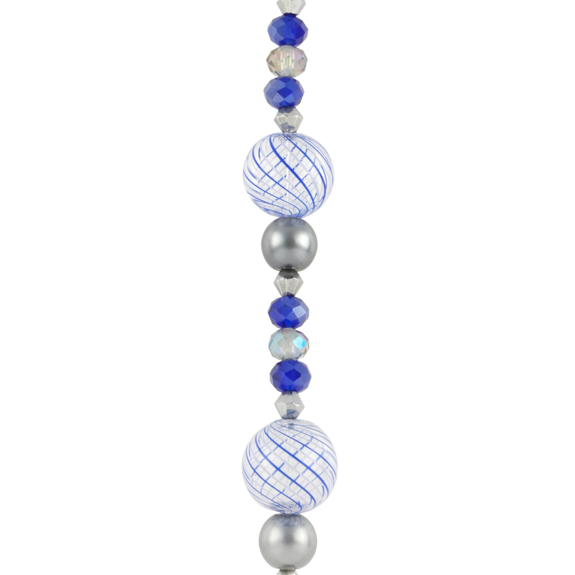 Lampwork Glass Stripe Round Beads by Bead Landing